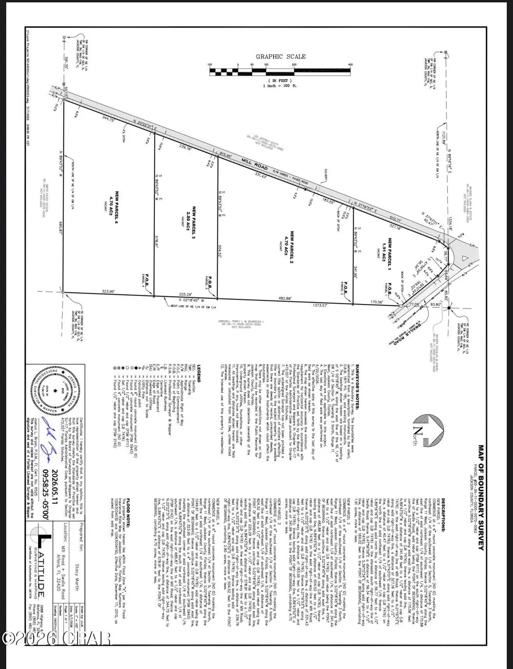 Mill Road Alford, FL 32420