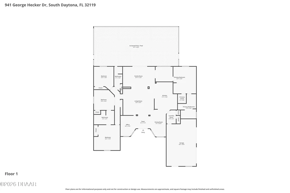 941 George Hecker Drive South Daytona, FL 32119