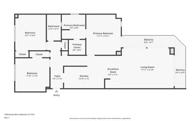 7700 Seawall Boulevard #501 Galveston, TX 77551