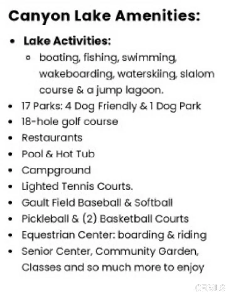 30194 White Wake Drive Canyon Lake, CA 92587