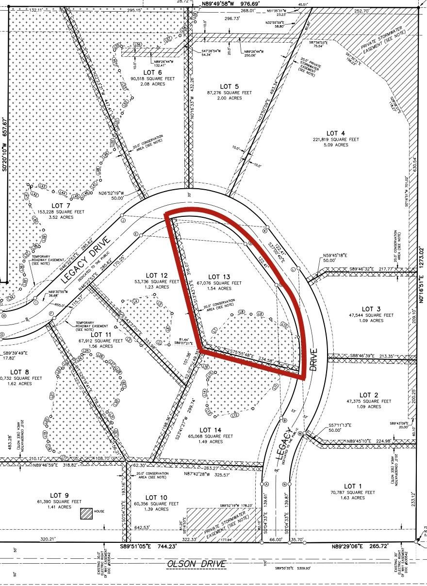 Lot 13 Legacy Drive Eau Claire, WI 54703