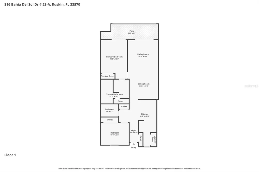 816 BAHIA DEL SOL DRIVE #23 Ruskin, FL 33570