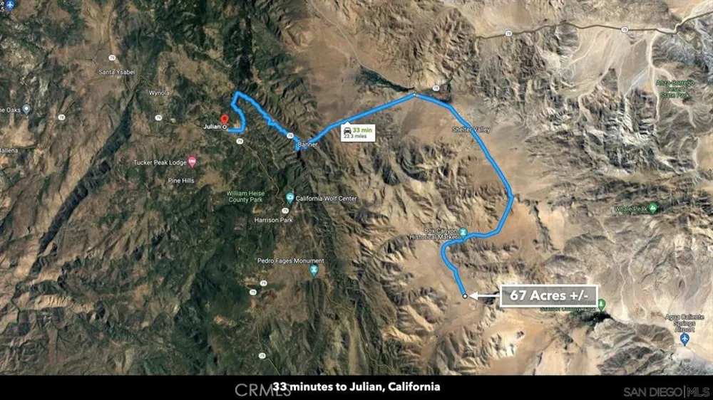 15035 Great Southern Overland Stage Julian, CA 92036