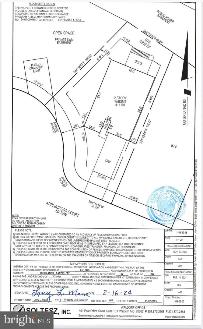 11101 APPLECROSS COURT White Plains, MD 20695