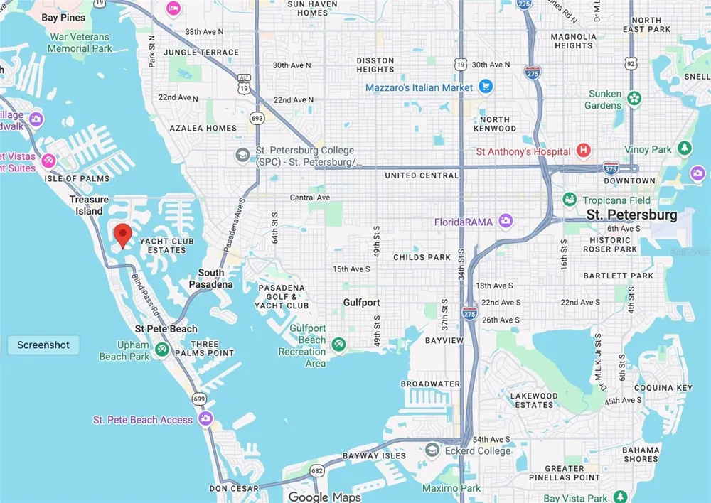 4 BELLEVUE DRIVE Treasure Island, FL 33706