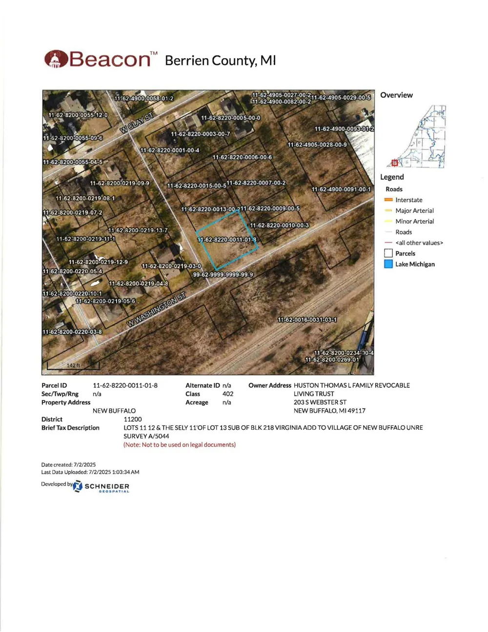 425 S Barker Street New Buffalo, MI 49117