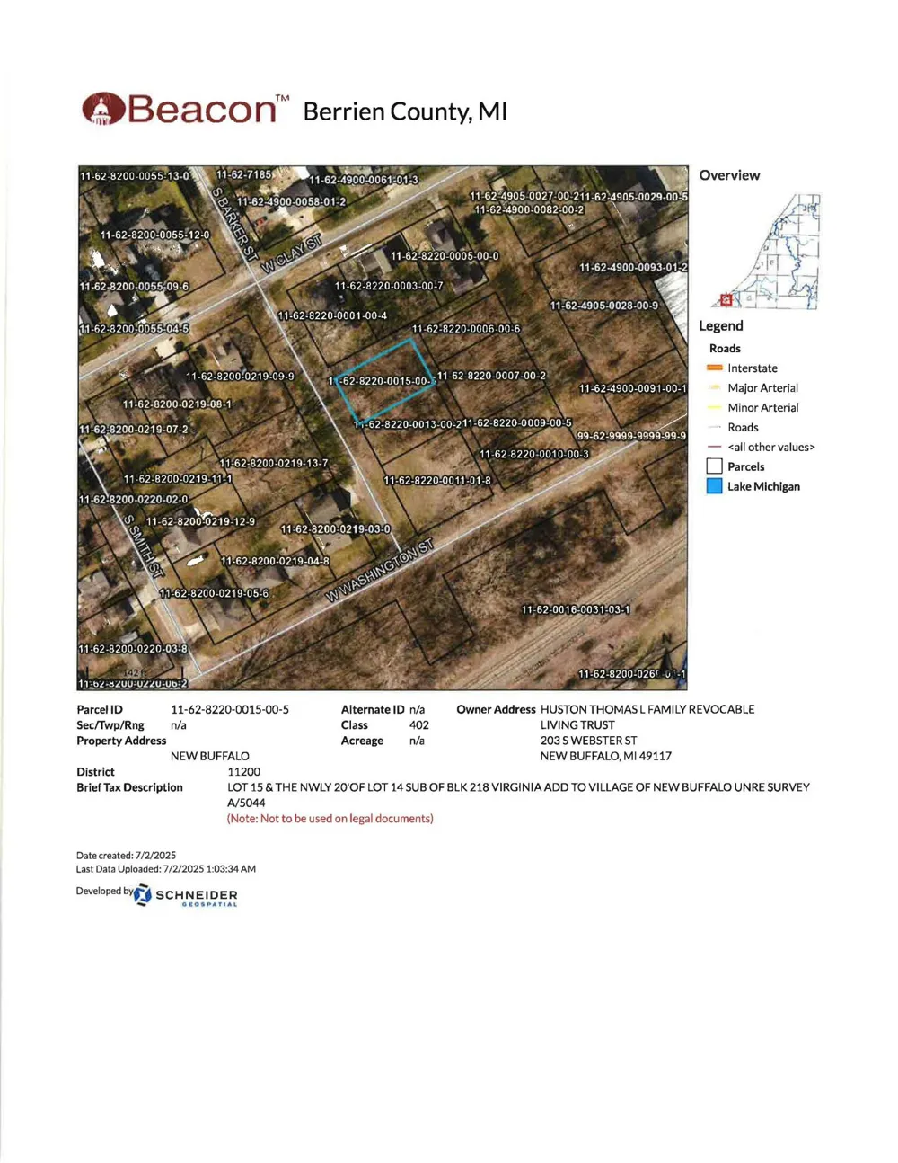 425 S Barker Street New Buffalo, MI 49117