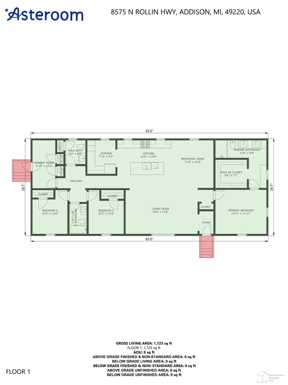 8575 Rollin Hwy Highway Woodstock Township, MI 49220