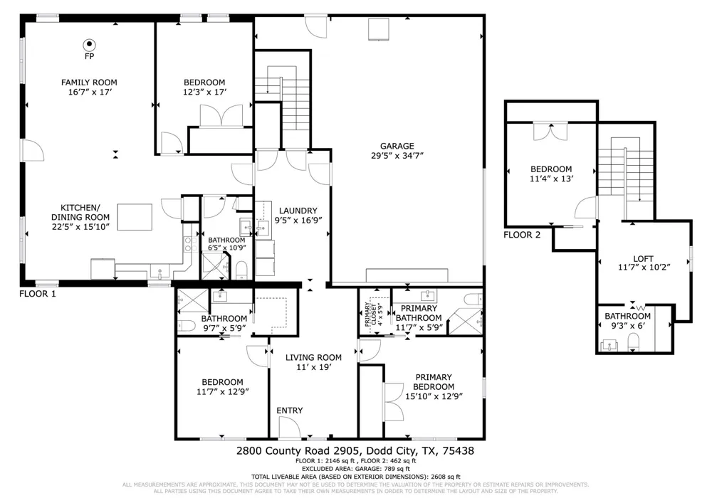 2800 County Road 2905 Dodd City, TX 75438