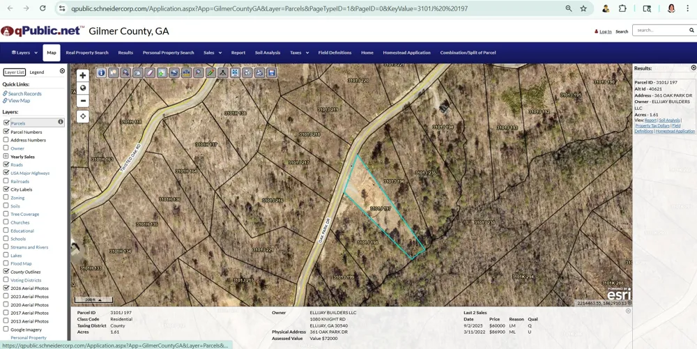 361 Oak Park DR Talking Rock, GA 30175