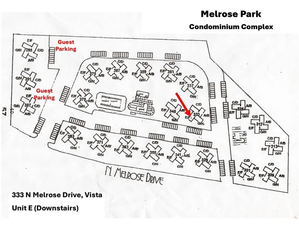 333 Melrose Drive #E Vista, CA 92083