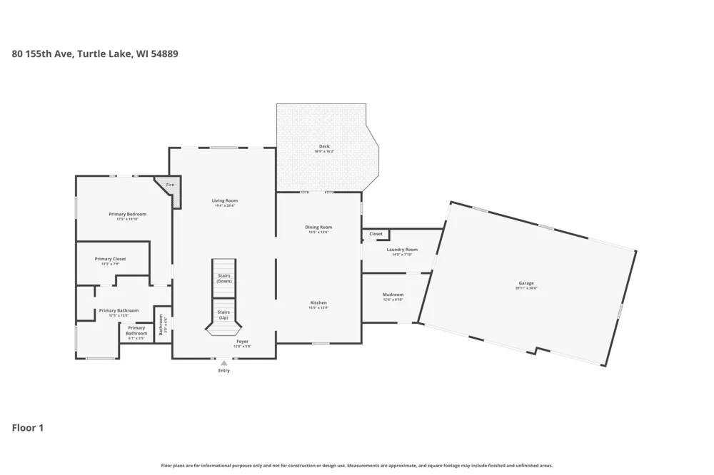 80 155th Avenue Turtle Lake, WI 54889