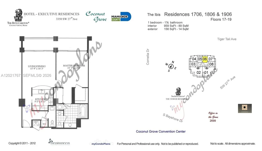 3350 SW 27th Ave #1706 Coconut Grove, FL 33133
