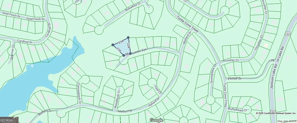 LOT 86 GOLDENEYE COURT Goldeneye CT Monticello, GA 31064