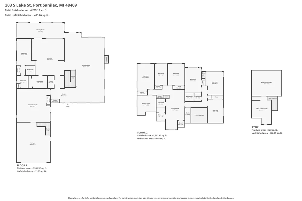 203 S Lake Street Port Sanilac, MI 48469