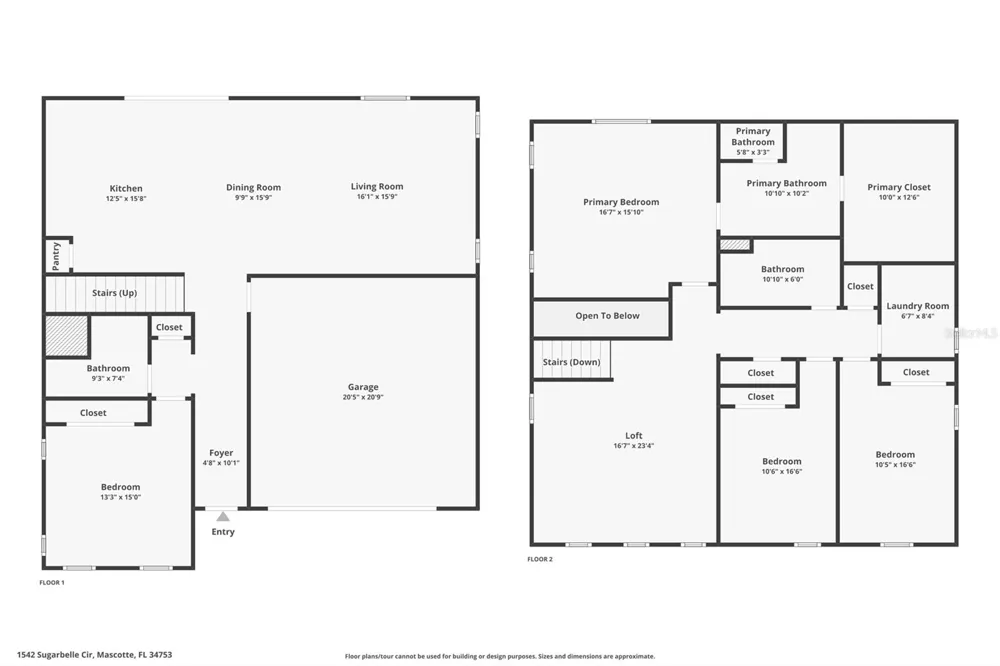 1542 SUGARBELLE CIRCLE Mascotte, FL 34753
