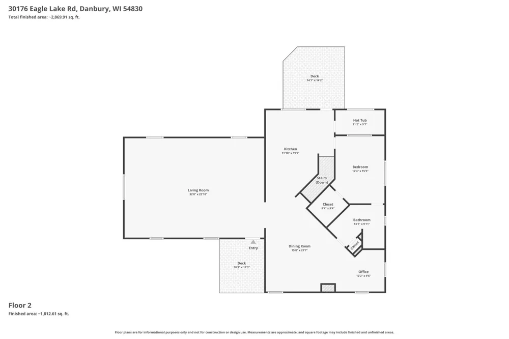 30176 Eagle Lake Road Danbury, WI 54830