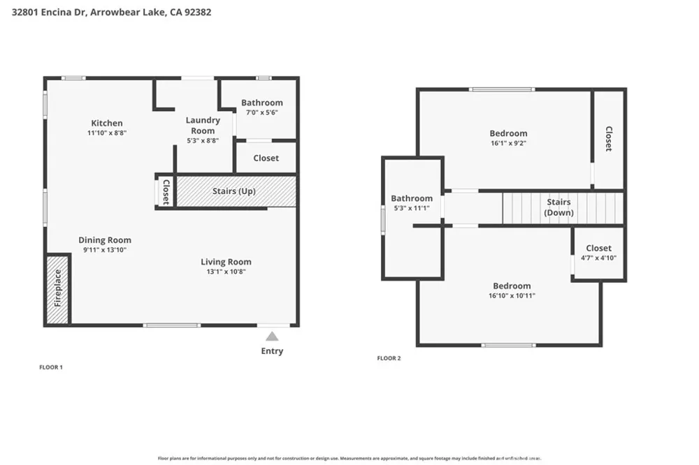 32801 Encina Drive Arrowbear, CA 92382