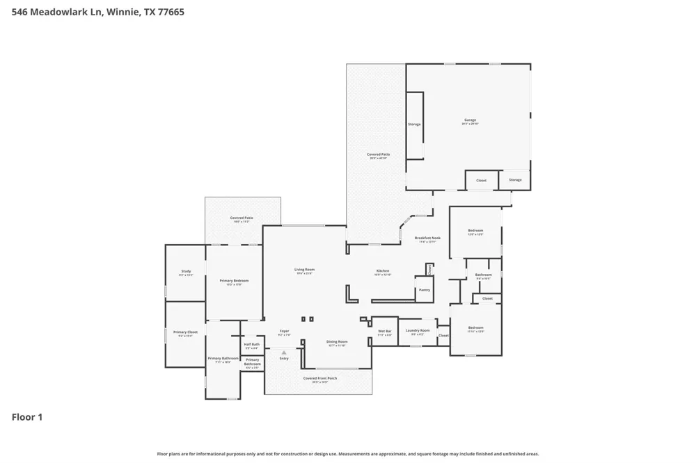 546 Meadowlark Lane Winnie, TX 77665