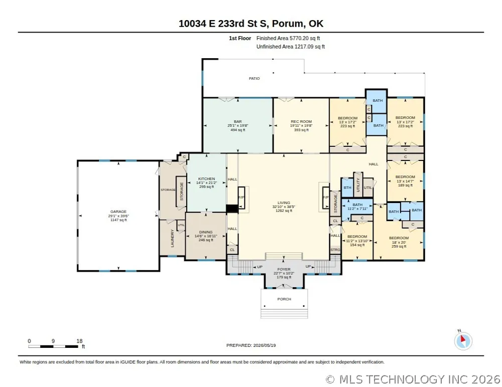 10034 E 233rd S Porum, OK 74455