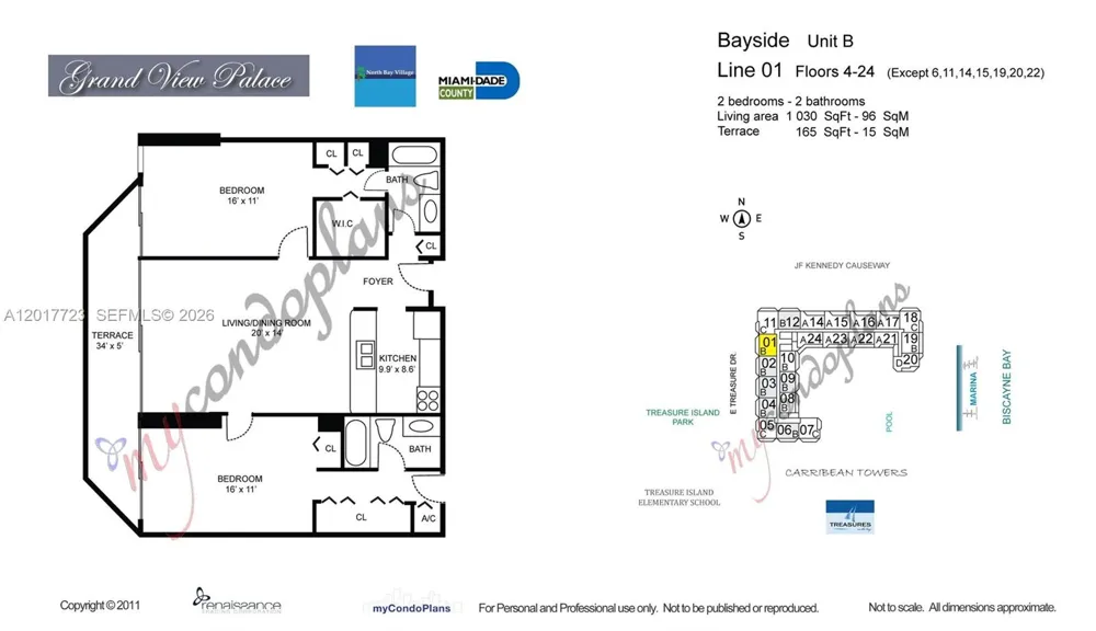 7601 E Treasure Dr #2001 North Bay Village, FL 33141