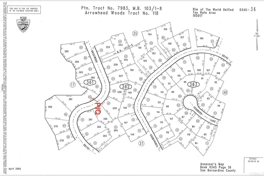 1036 Brentwood Drive Lake Arrowhead, CA 92352