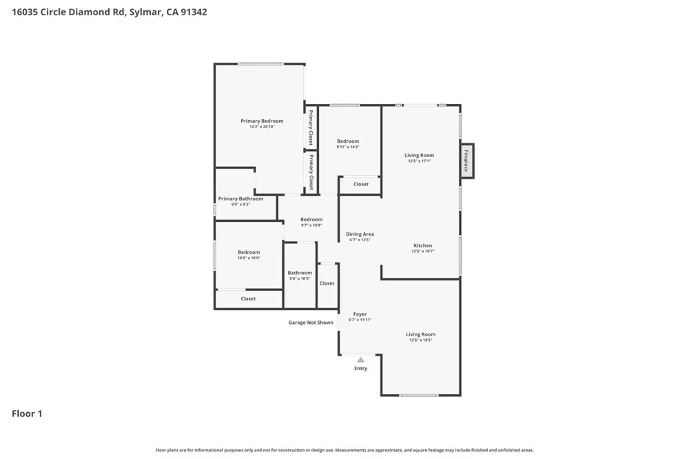 16035 Circle Diamond Road Sylmar, CA 91342