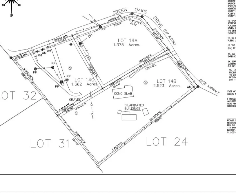 314 Green Oaks Drive #Lot# 14-A Bastrop, TX 78602