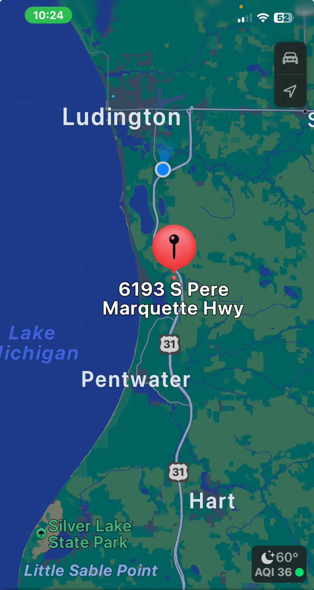 6193 S Pere Marquette Highway Pentwater, MI 49449