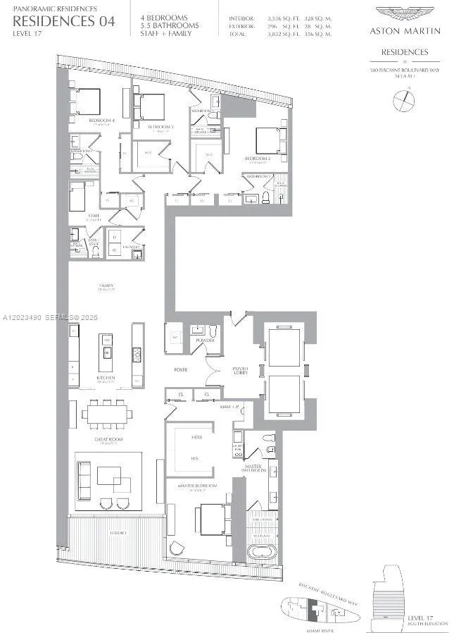 300 Biscayne Blvd Way #1704 Miami, FL 33131