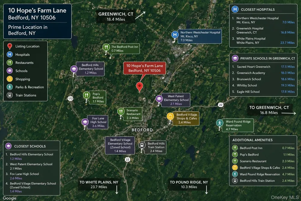 10 Hopes Farm Lane Bedford, NY 10506