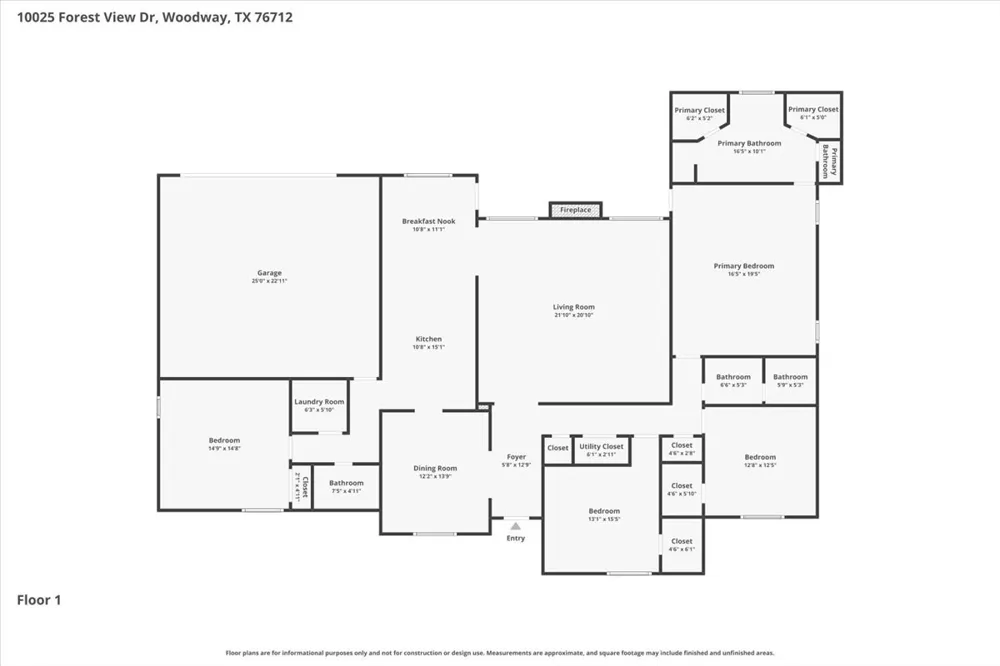 10025 Forest View Drive Woodway, TX 76712