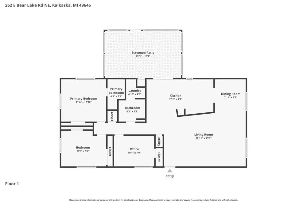 262 E Bear Lake Road NE Bear Lake Township, MI 49646