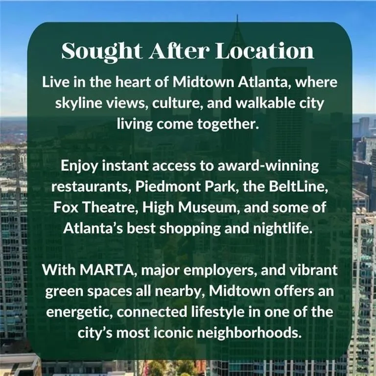 44 Peachtree Place NW #2027 Atlanta, GA 30309