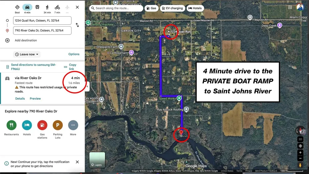 1234 QUAIL RUN Osteen, FL 32764