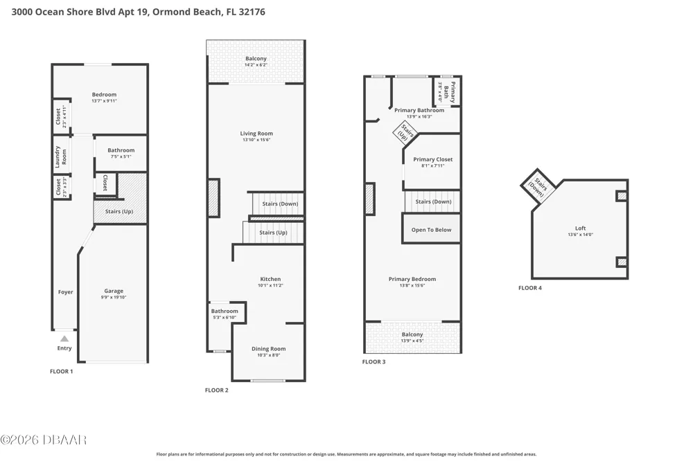 3000 Ocean Shore Boulevard #19 Ormond Beach, FL 32176