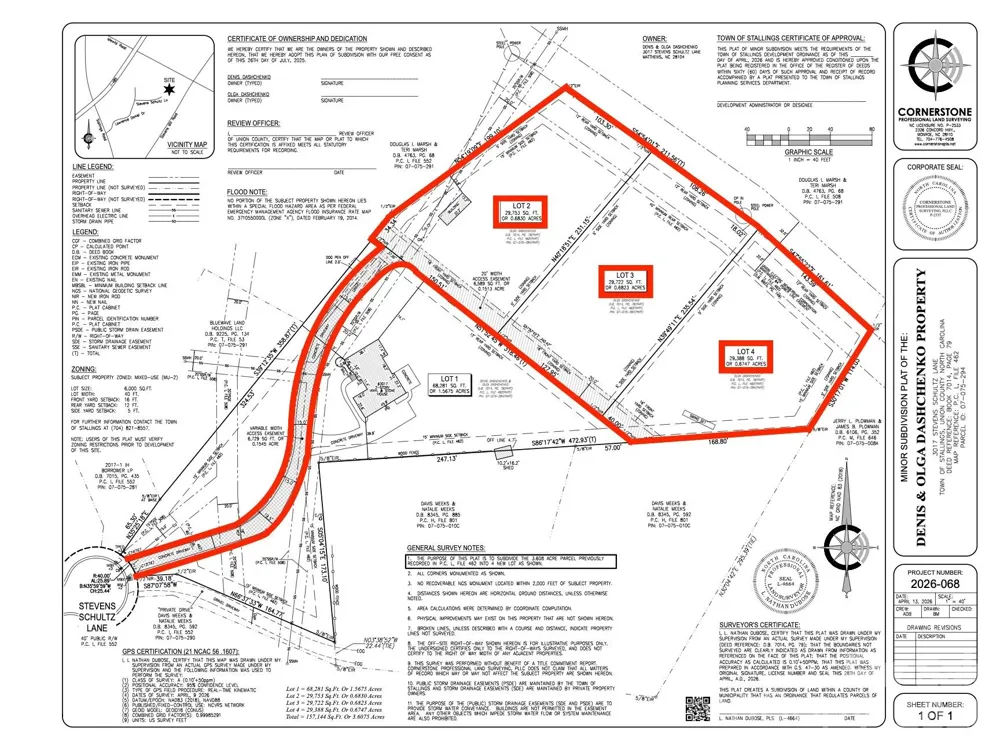 3017 Stevens Schultz Lane #Lot 2-4 Matthews, NC 28104