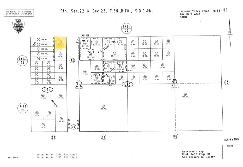 2300 Lorraine Ave (Lot 23) Lucerne Valley, CA 92356