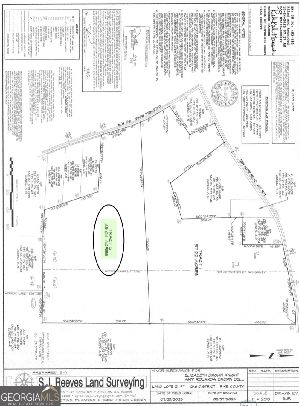 48.04 ACRES Caldwell RD Zebulon, GA 30295