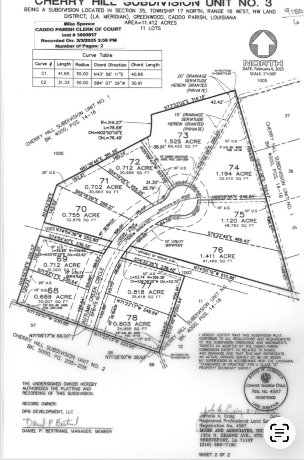 ( lot 71) Autumn Creek Cir. Greenwood, LA 71033