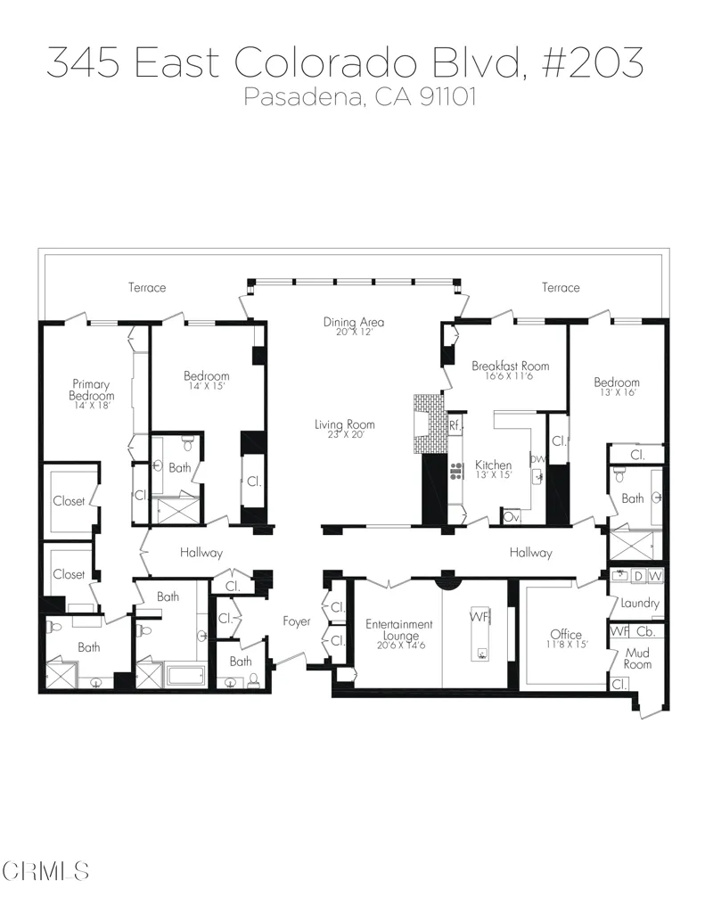 345 E Colorado Boulevard #203 Pasadena, CA 91101