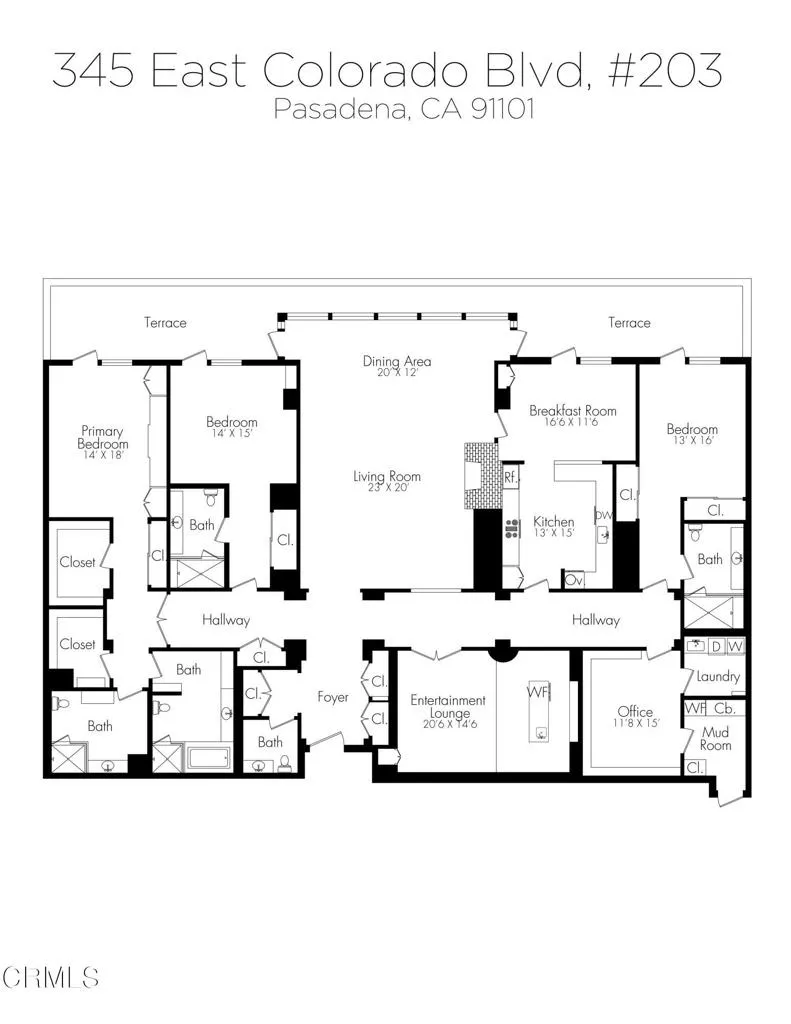345 E Colorado Boulevard #203 Pasadena, CA 91101