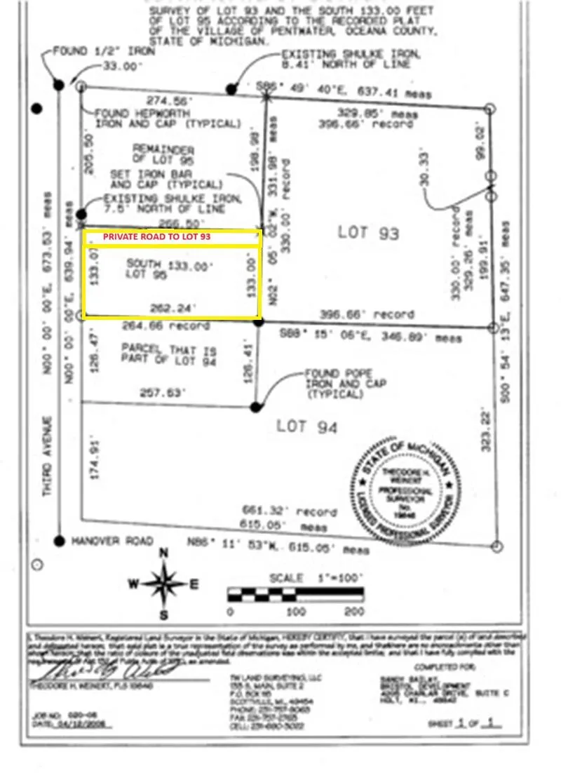 3rd Avenue Pentwater, MI 49449