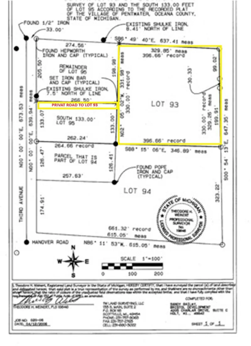 3rd Avenue Pentwater, MI 49449