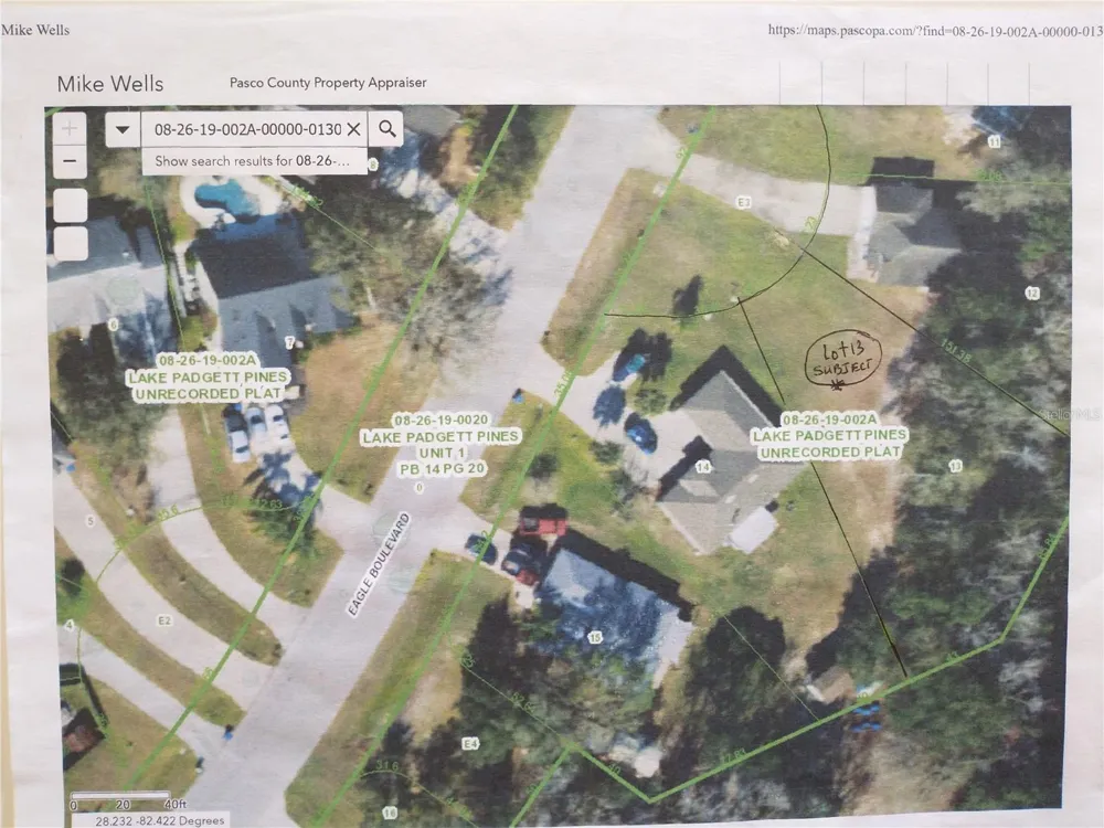 0000 EAGLE BOULEVARD Land O Lakes, FL 34639