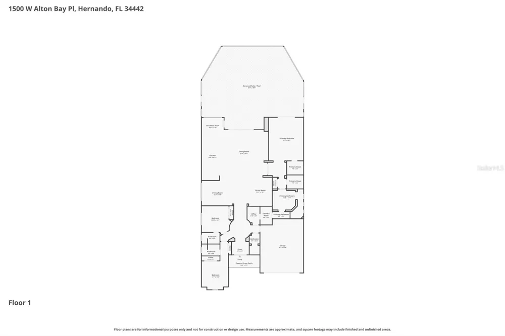 1500 W ALTON BAY PLACE Hernando, FL 34442