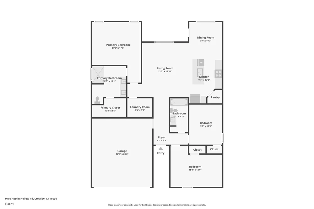 9705 Austin Hollow Road Crowley, TX 76036