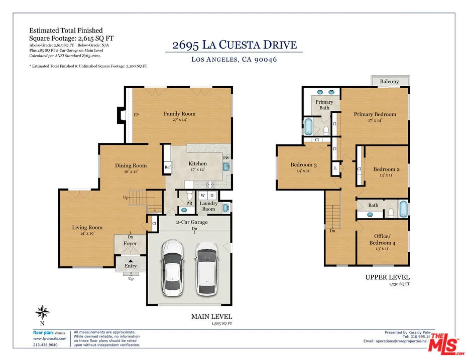2695 La Cuesta Drive Los Angeles, CA 90046