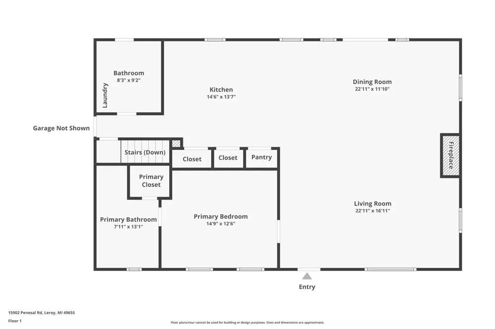15902 Penesal Road Leroy, MI 49655