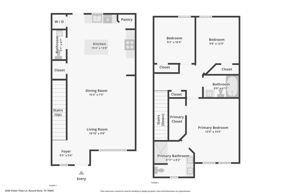 2540 Violet Theo Lane Round Rock, TX 78665
